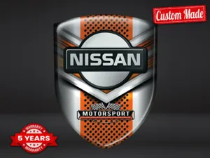 Nissan Stickers Dôme Premium Qualité Étiquettes Élégantes